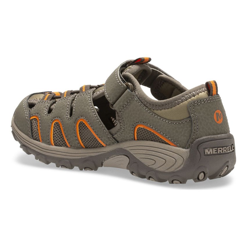 Sandales Merrell Hydro H2O Hiker Vert Foncé Olive Enfant | Y.O.XTBD